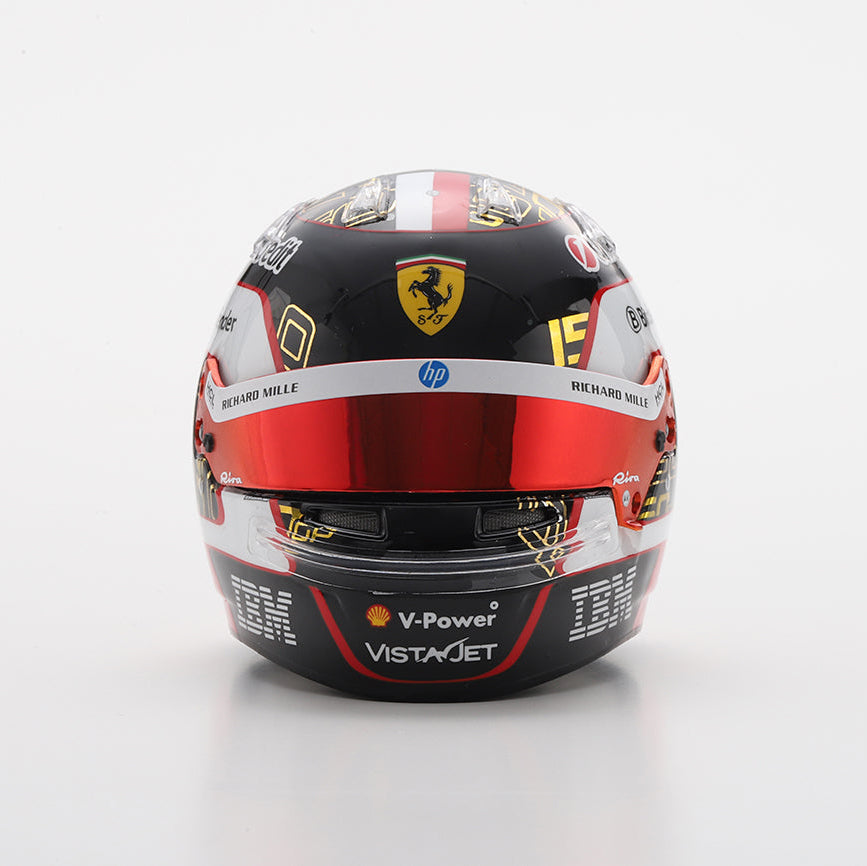 Charles Leclerc Helmet Abu Dhabi GP 2025 Special Edition Scuderia Ferrari F1 - Looksmart 1:5 Helmet