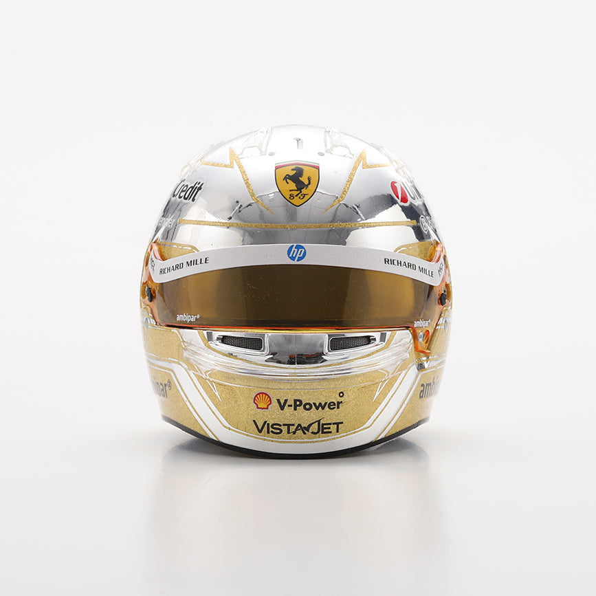 Lewis Hamilton Helmet Abu Dhabi GP Special Edition 2025 Scuderia Ferrari F1 Helmet - Looksmart 1:5 Helmet