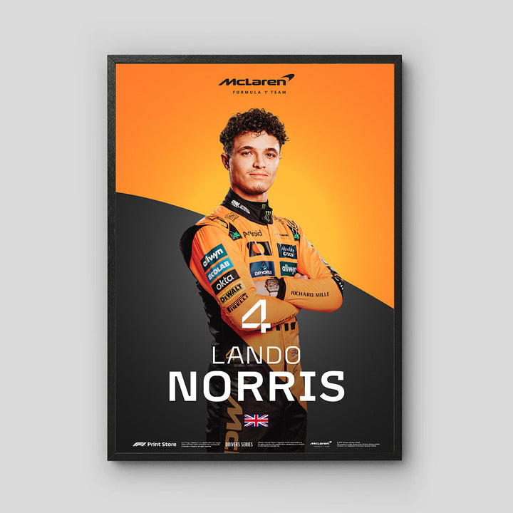 Lando Norris | McLaren Formula 1 Team | Driver Series 2025 Automobilist Poster