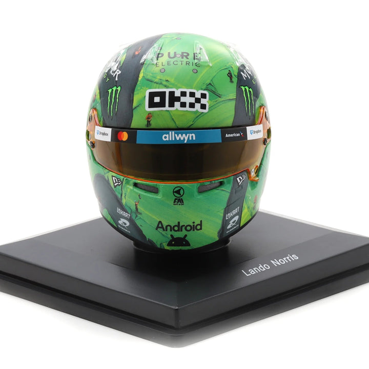 Lando Norris Helmet Las Vegas GP 2025 McLaren F1 Team - Spark 1:5 Helmet