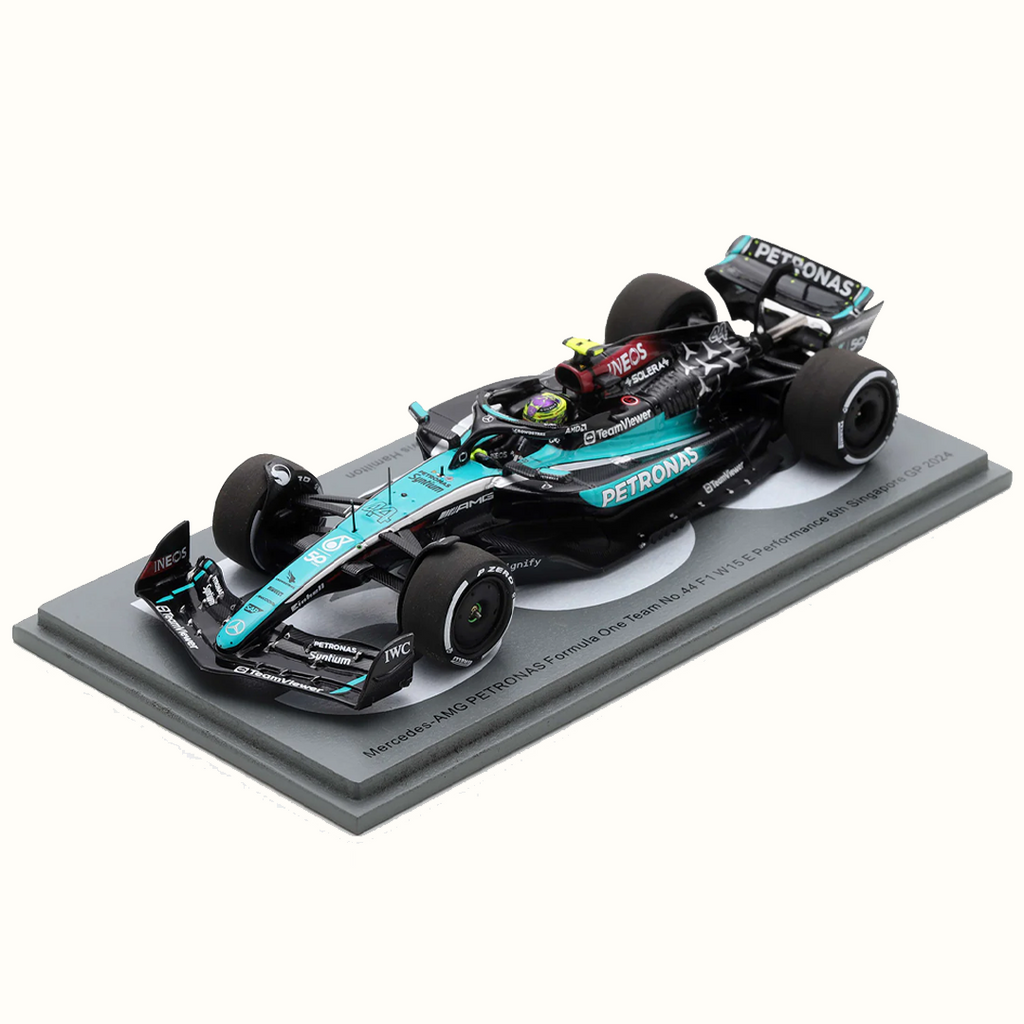Lewis Hamilton Singapore GP 2024 Mercedes F1 W15 Model Car - Spark