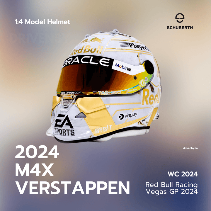 Max Verstappen F1 World Champion 2024 Mini Model Helmet - Schuberth Helmet