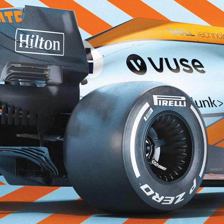 McLaren x Gulf | 2021 Lando Norris Horizontal | McLaren Automobilist Poster