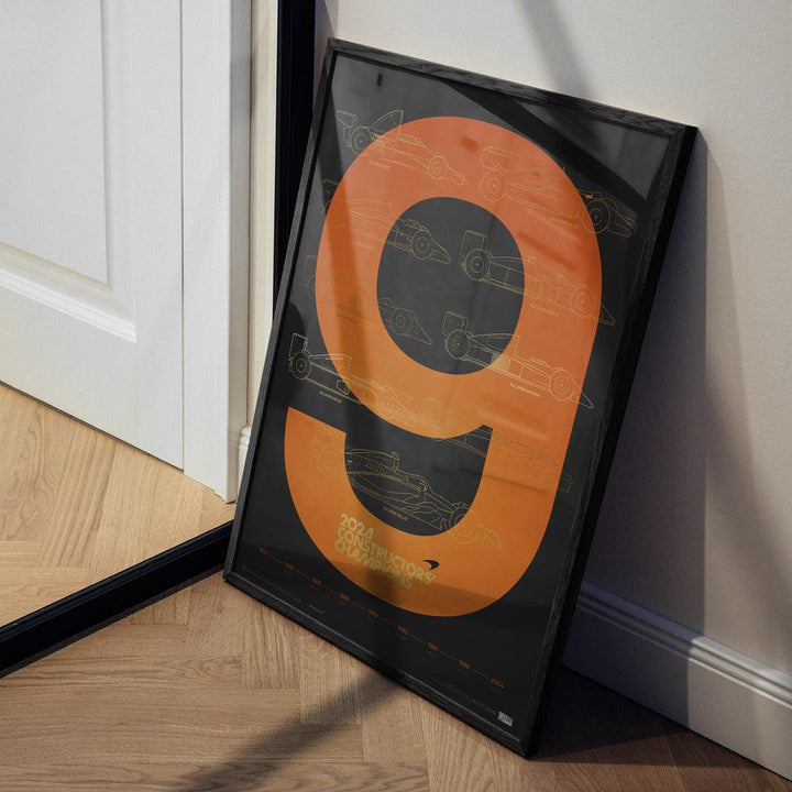McLaren Formula 1 Team - F1® World Constructors' Champions - 2024 - History | Automobilist Collector's Edition Poster