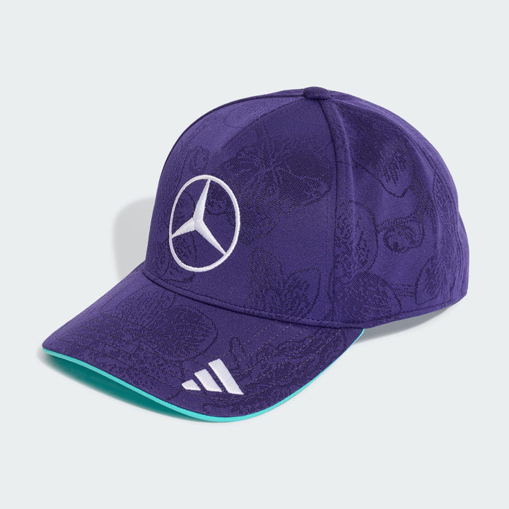 Mercedes-AMG F1 Team 2026 Singapore GP Special Edition Vanda Bloom Driver Cap Purple