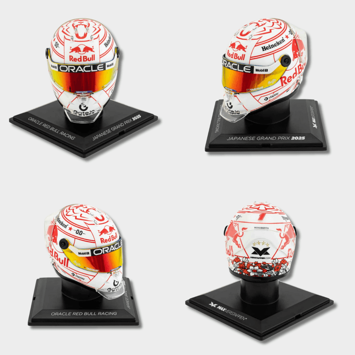 Max Verstappen Japanese GP 2025 - Oracle Red Bull Racing - 1/4 Schuberth Helmets Model