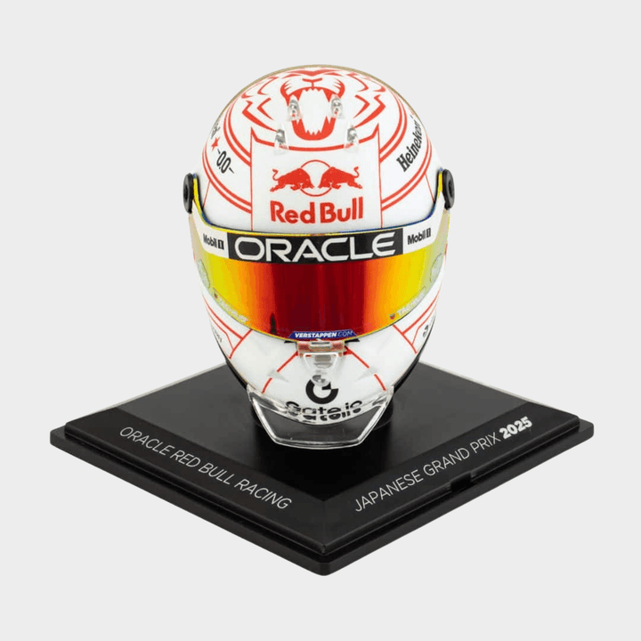 Max Verstappen Japanese GP 2025 - Oracle Red Bull Racing - 1/4 Schuberth Helmets Model