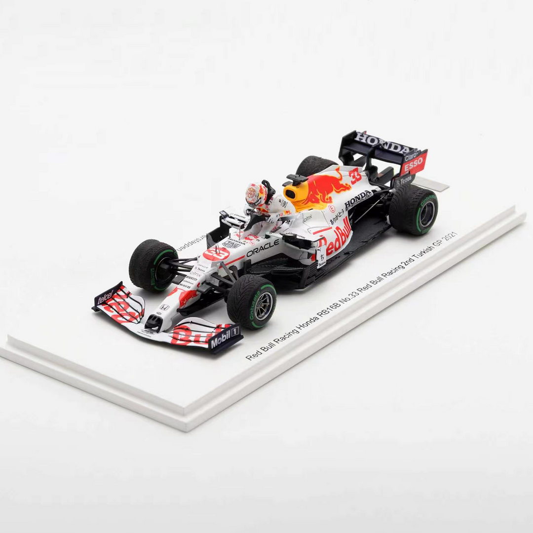Max Verstappen Red Bull F1 RB16B Turkish GP 2021 Special Figure Edition 1:43 Spark Model Car