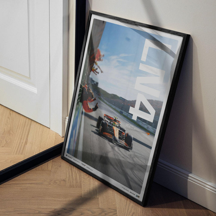 McLaren Formula 1 Team - Lando Norris - Zandvoort 2024 Victory Poster