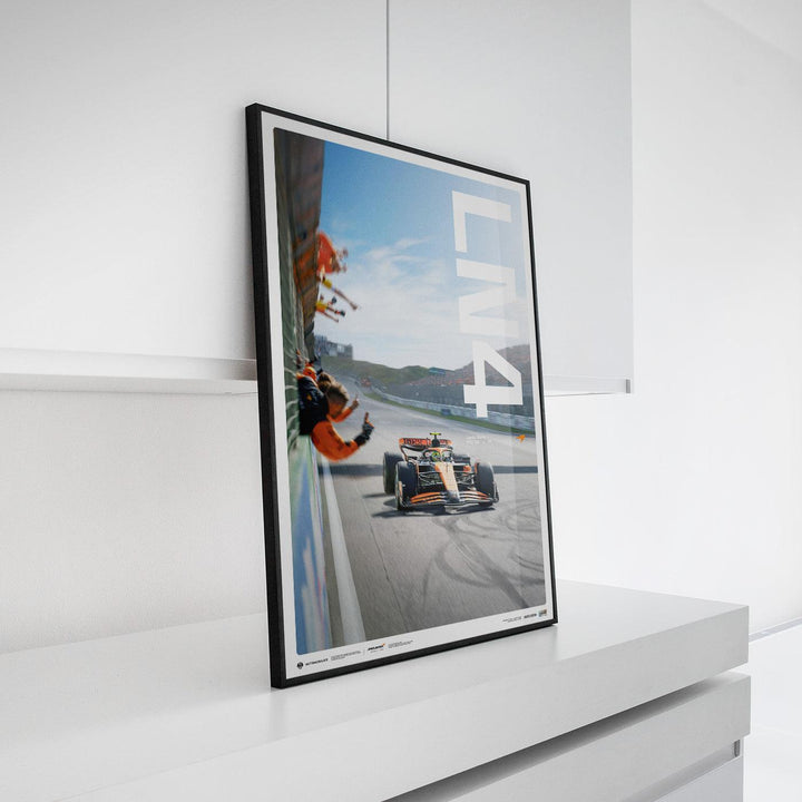 McLaren Formula 1 Team - Lando Norris - Zandvoort 2024 Victory Poster