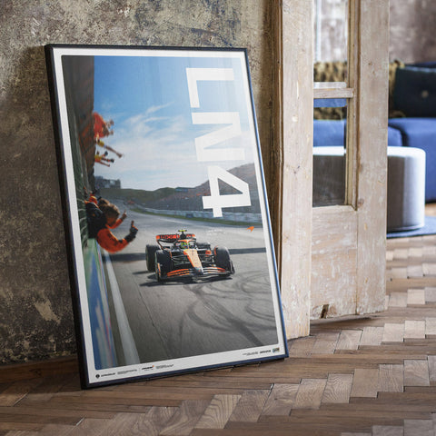 McLaren Formula 1 Team - Lando Norris - Zandvoort 2024 Victory Poster