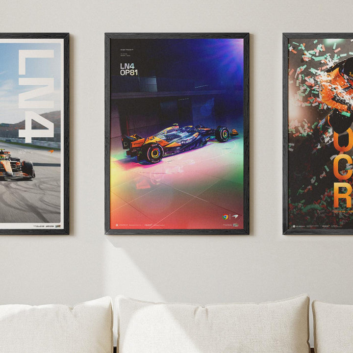 McLaren Formula 1 Team - Chrome Livery - United States - 2024 | Collector's Edition Poster