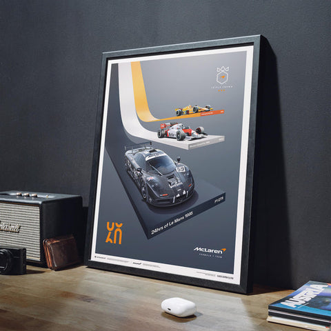 McLaren Racing - The Triple Crown - 60th Anniversary - 2023 Automobilist Poster
