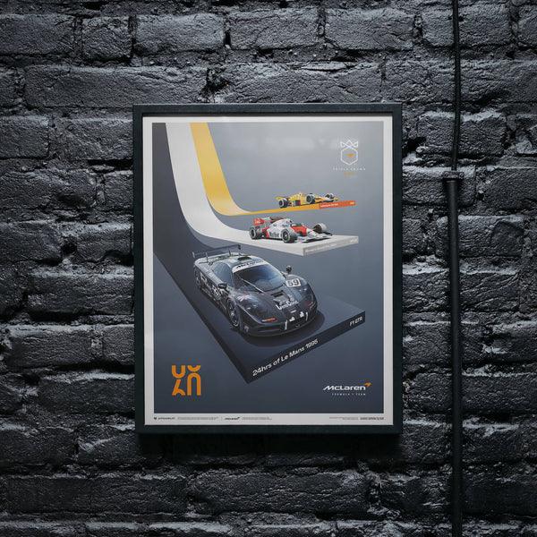 McLaren Racing - The Triple Crown - 60th Anniversary - 2023 Automobilist Poster