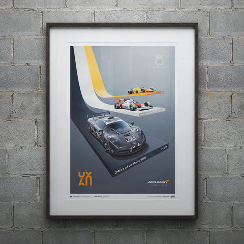 McLaren Racing - The Triple Crown - 60th Anniversary - 2023 Automobilist Poster
