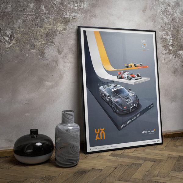 McLaren Racing - The Triple Crown - 60th Anniversary - 2023 Automobilist Poster