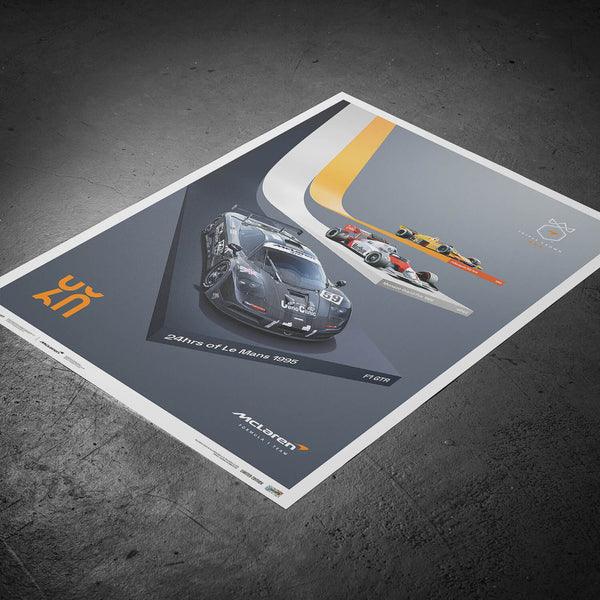 McLaren Racing - The Triple Crown - 60th Anniversary - 2023 Automobilist Poster