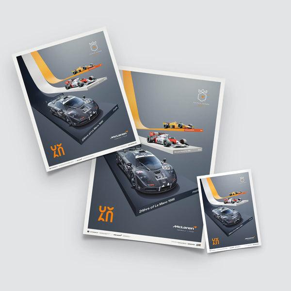 McLaren Racing - The Triple Crown - 60th Anniversary - 2023 Automobilist Poster