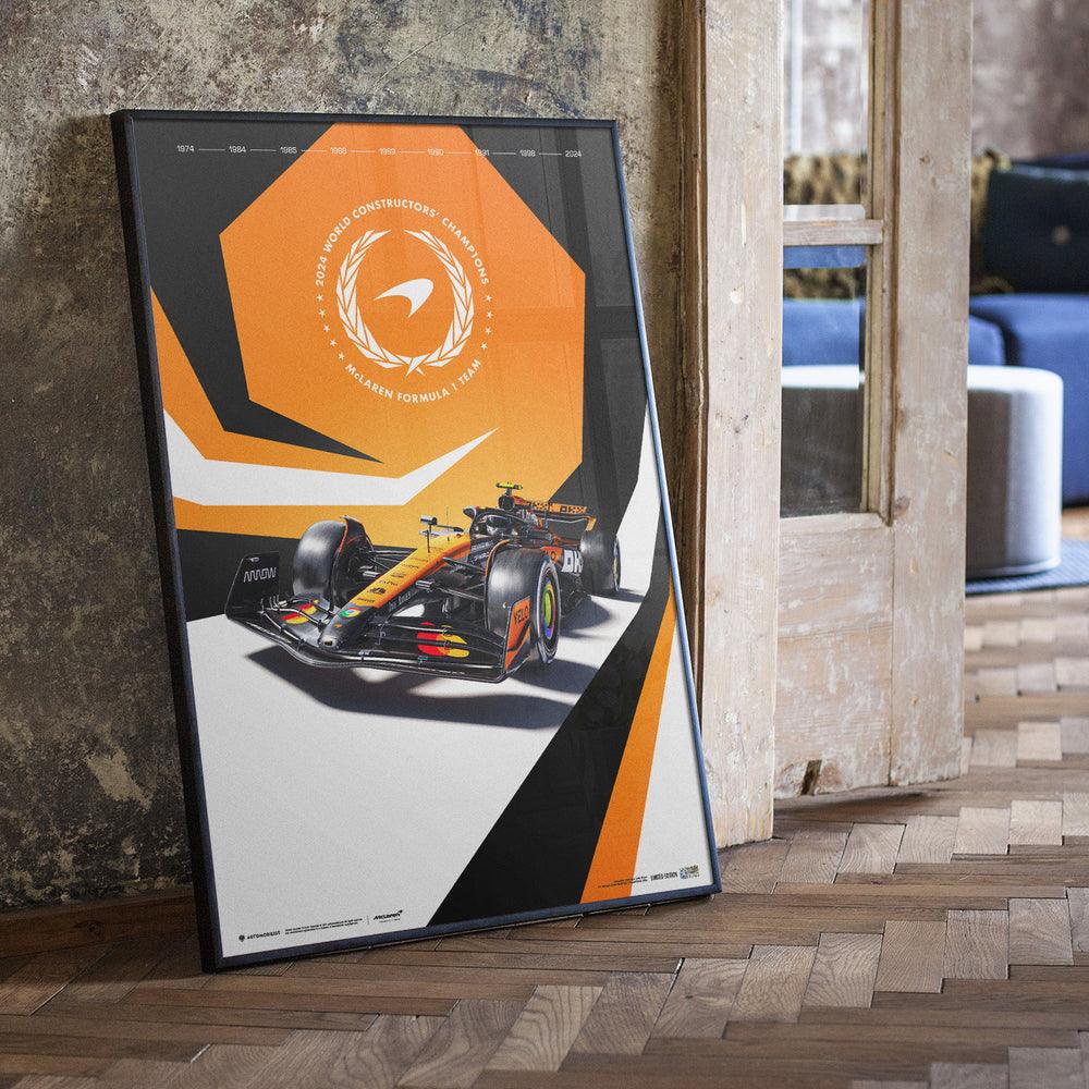 McLaren Formula 1 Team - F1® World Constructors' Champions - 2024 |  Automobilist Limited Edition Poster