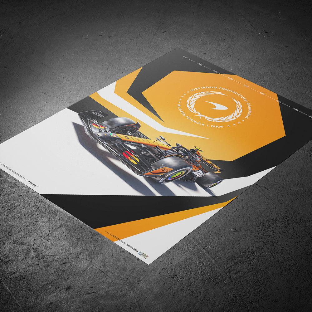 McLaren Formula 1 Team - F1® World Constructors' Champions - 2024 |  Automobilist Limited Edition Poster
