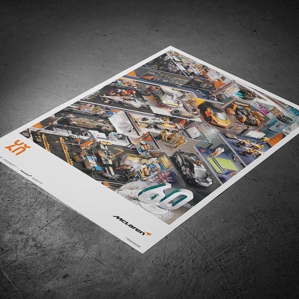 McLaren Racing - Season's Greetings - 60th Anniversary - 2023 Automobilist Poster
