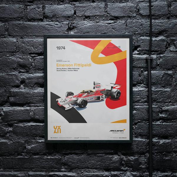 McLaren Racing - M23 - 60th Anniversary - 1974 Automobilist Poster