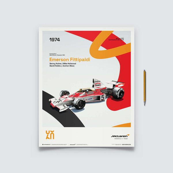 McLaren Racing - M23 - 60th Anniversary - 1974 Automobilist Poster