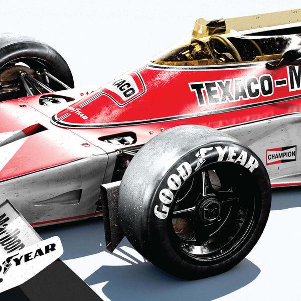 McLaren Racing - M23 - 60th Anniversary - 1974 Automobilist Poster