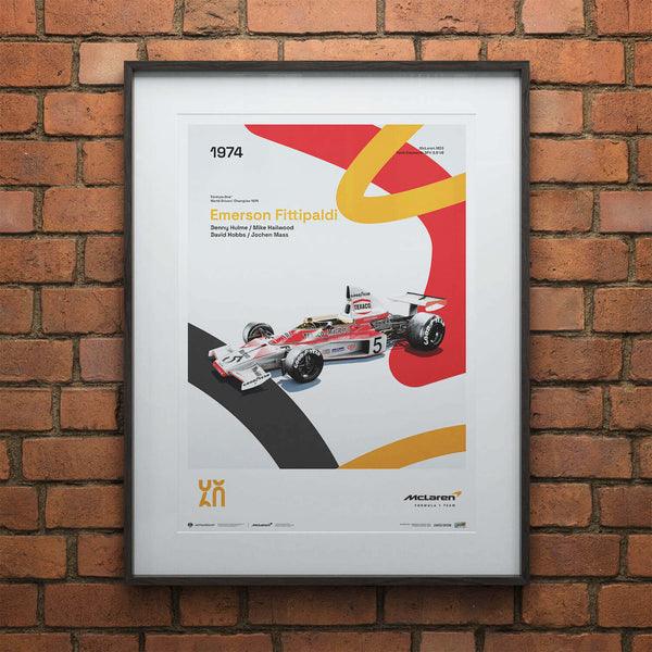 McLaren Racing - M23 - 60th Anniversary - 1974 Automobilist Poster