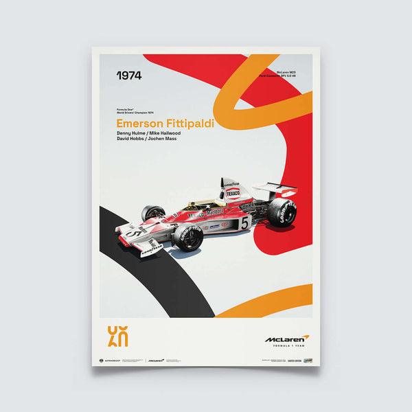 McLaren Racing - M23 - 60th Anniversary - 1974 Automobilist Poster
