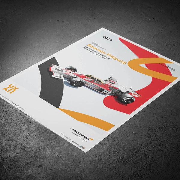 McLaren Racing - M23 - 60th Anniversary - 1974 Automobilist Poster