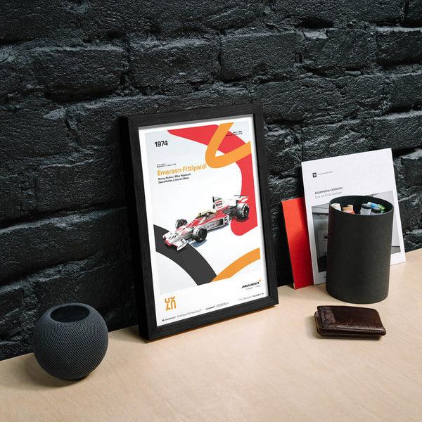 McLaren Racing - M23 - 60th Anniversary - 1974 Automobilist Poster