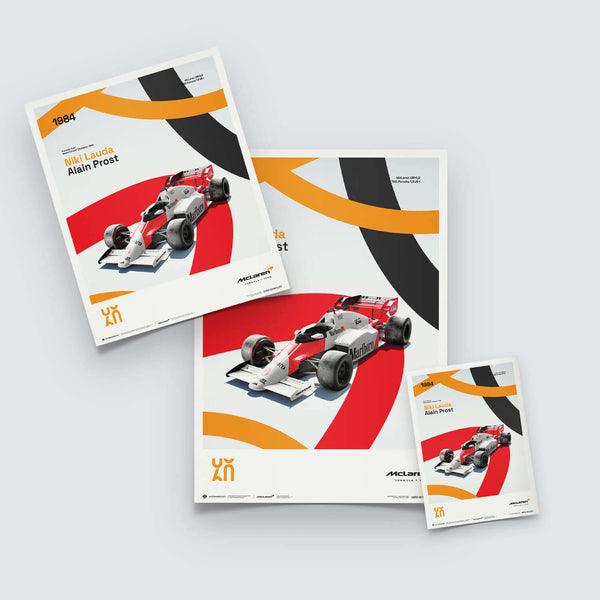 McLaren Racing - MP4/2 - 60th Anniversary - 1984 Automobilist Poster