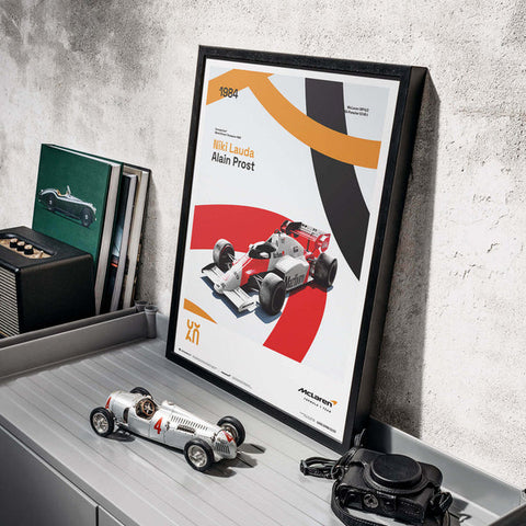 McLaren Racing - MP4/2 - 60th Anniversary - 1984 Automobilist Poster