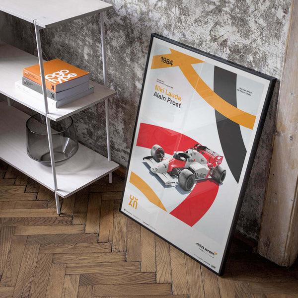 McLaren Racing - MP4/2 - 60th Anniversary - 1984 Automobilist Poster