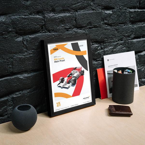 McLaren Racing - MP4/2 - 60th Anniversary - 1984 Automobilist Poster