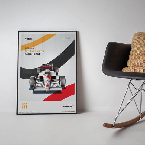 McLaren Racing - MP4/4 - 60th Anniversary - 1988 Automobilist Poster