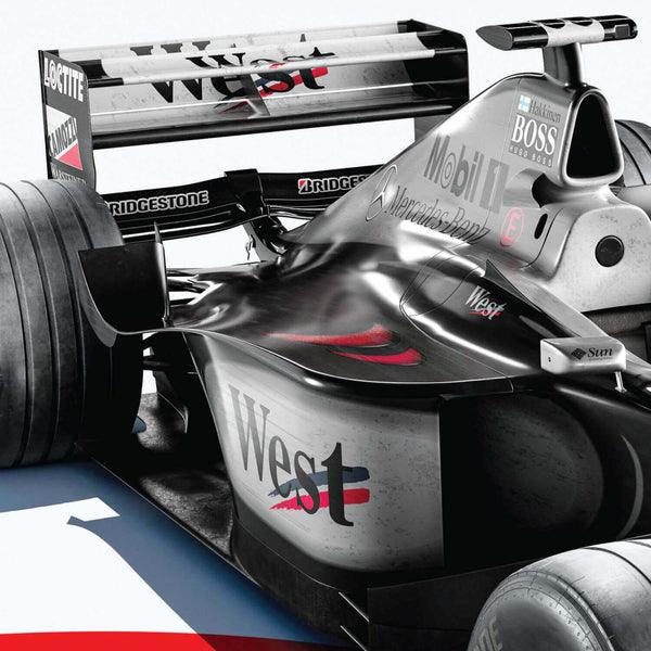 McLaren Racing - MP4/13 - 60th Anniversary - 1998 Automobilist Poster