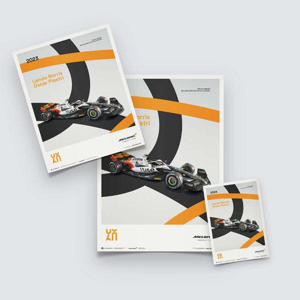 McLaren Racing - MCL60 - 60th Anniversary - 2023 Automobilist Poster