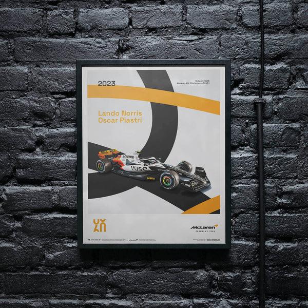 McLaren Racing - MCL60 - 60th Anniversary - 2023 Automobilist Poster