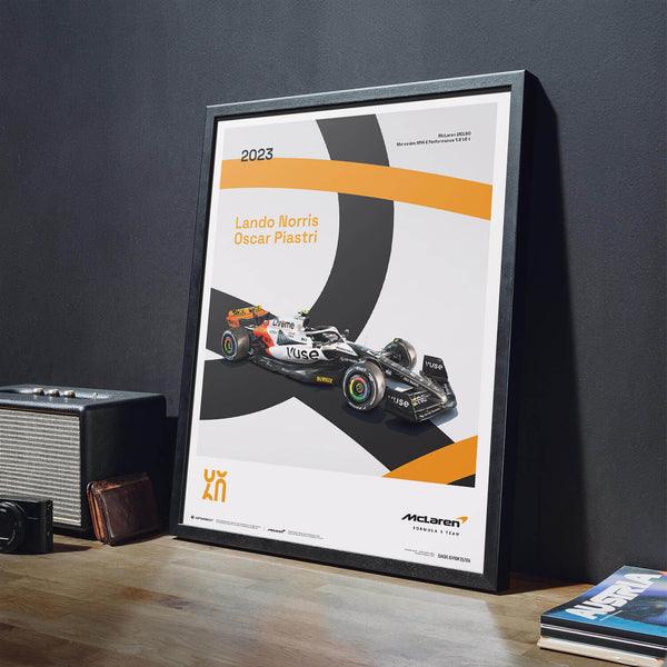 McLaren Racing - MCL60 - 60th Anniversary - 2023 Automobilist Poster