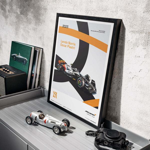 McLaren Racing - MCL60 - 60th Anniversary - 2023 Automobilist Poster