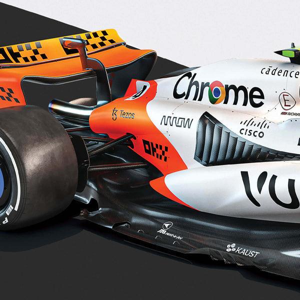 McLaren Racing - MCL60 - 60th Anniversary - 2023 Automobilist Poster
