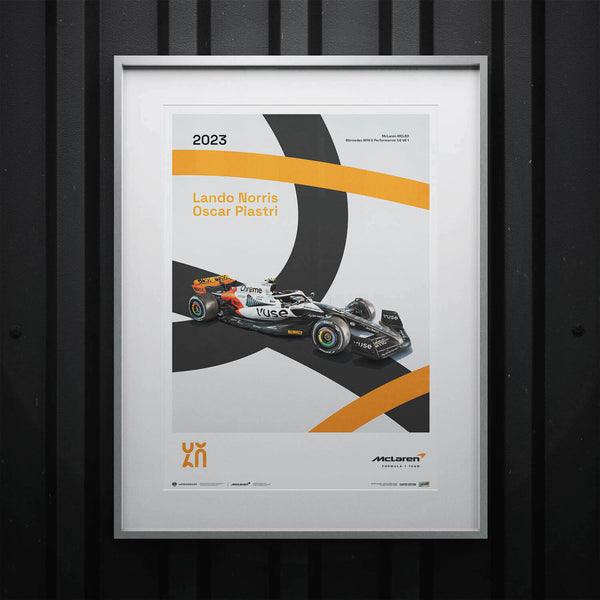 McLaren Racing - MCL60 - 60th Anniversary - 2023 Automobilist Poster