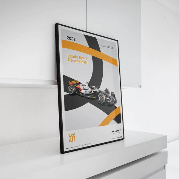 McLaren Racing - MCL60 - 60th Anniversary - 2023 Automobilist Poster