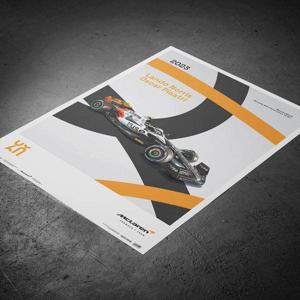 McLaren Racing - MCL60 - 60th Anniversary - 2023 Automobilist Poster
