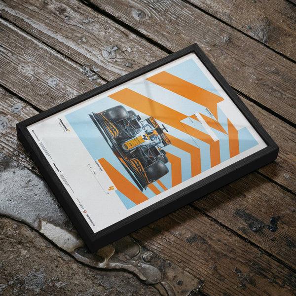 MCLAREN X GULF - LANDO NORRIS - 2021 Automobilist Poster