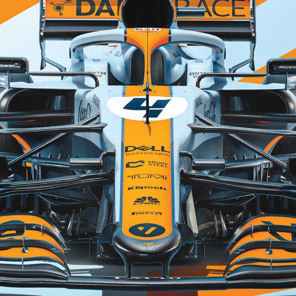 MCLAREN X GULF - LANDO NORRIS - 2021 Automobilist Poster