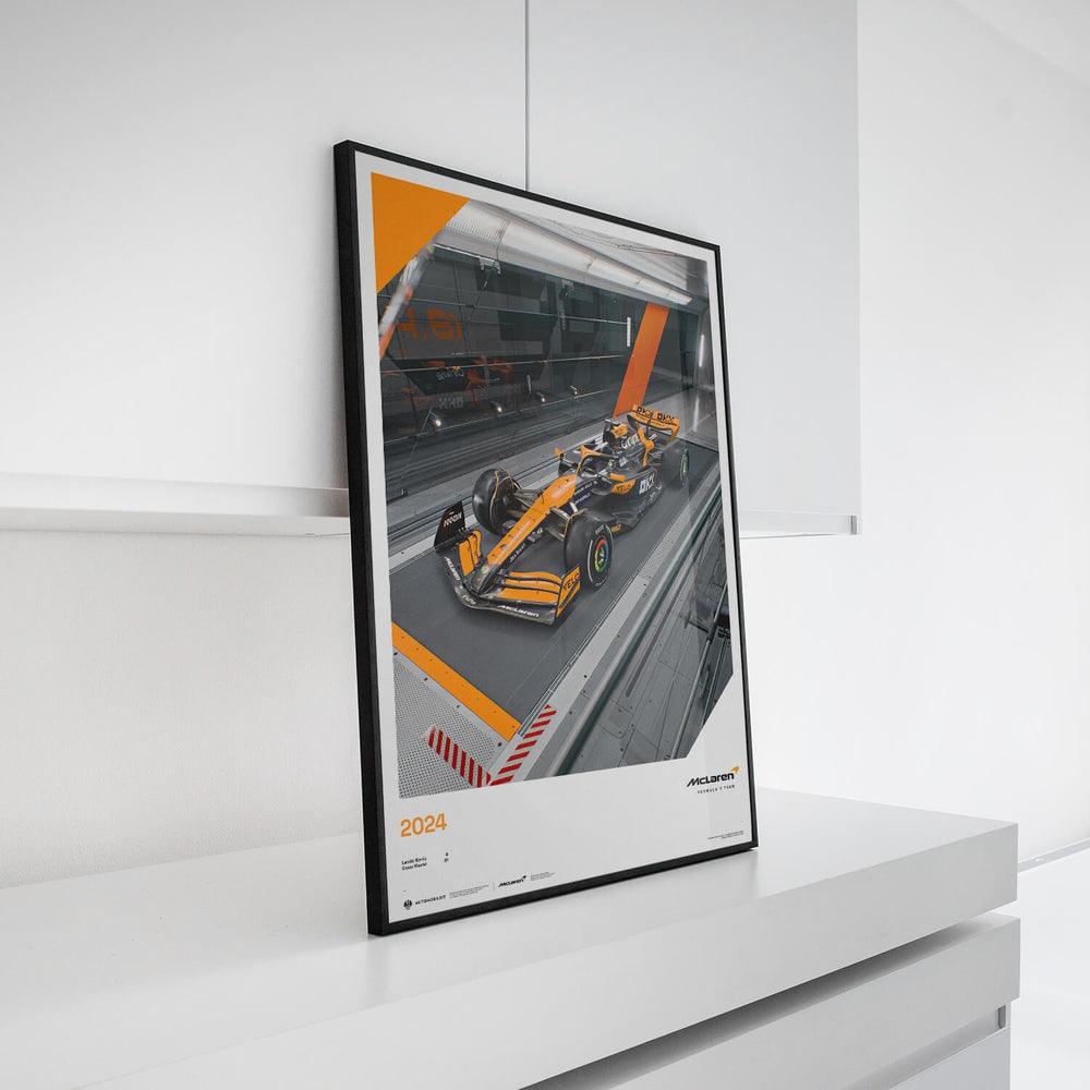 McLaren Formula 1 Team - MCL38 - Whatever It Takes - 2024 Poster