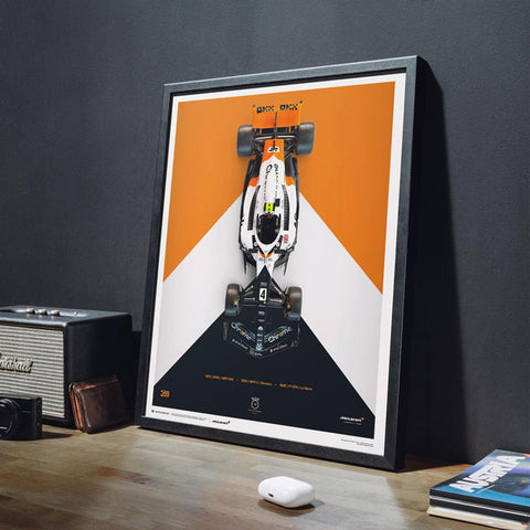 McLaren Formula 1 Team Lando Norris The Triple Crown Livery 60th Anniversary - 2023 Automobilist Poster